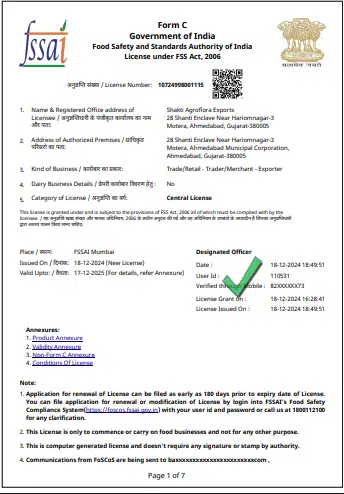 Certificates